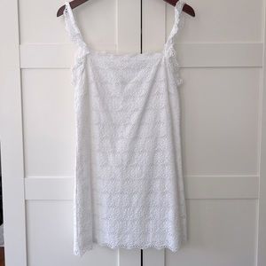 Zara Mini White Lace Dress